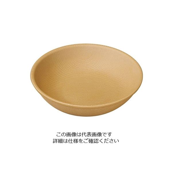 遠藤商事 WOOD ラウンドプレート 13.5cm ナチュラル 63-5717-95 1個（直送品）