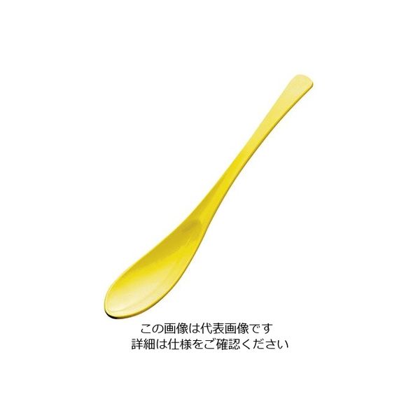 台和 スリムスプーン イエロー 63-5718-70 1個（直送品）