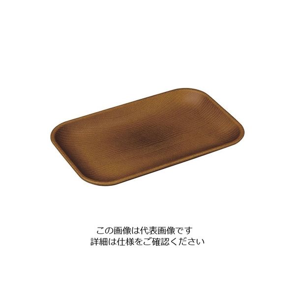 遠藤商事 WOOD スクウェア 230×145 ブラウン 63-5718-84 1個（直送品）