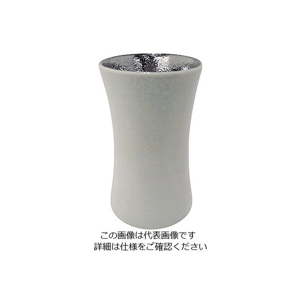 遠藤商事 白マット吹内銀塗り杵型ビア(大) 21805-217 1個 63-5719-51（直送品）