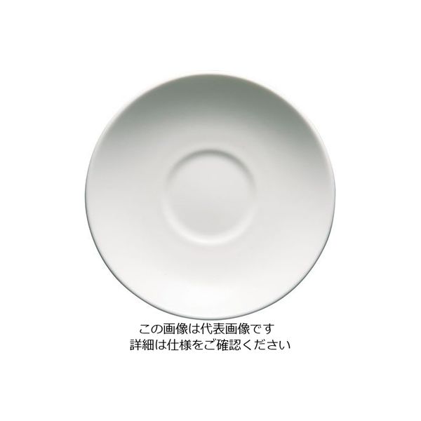 ウェッジウッド ホワイトコノート ティーソーサー 15cm 3505 1個 63-5719-69（直送品）