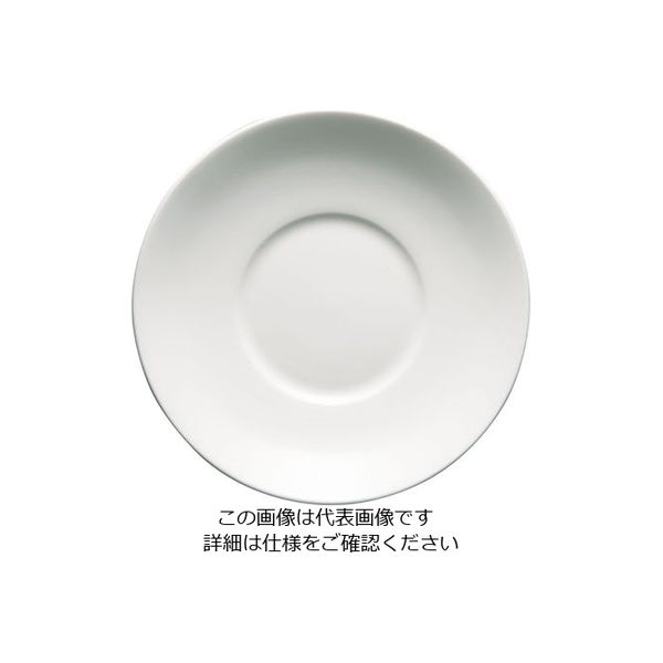 ウェッジウッド ホワイトコノート コーヒーソーサー 14cm 3576 1個 63-5719-71（直送品）