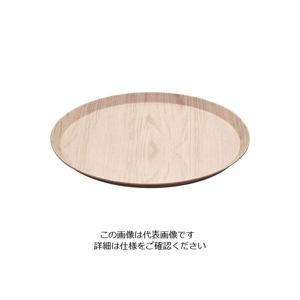 遠藤商事 MLV ドームカバー用メラミントレー 木目 10インチ 63-5721-76 1個（直送品）