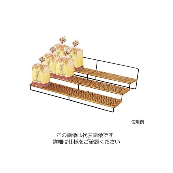 よし与工房 プラタン 食パンスタンド 茶 PP-600 1個 63-5722-13（直送品）