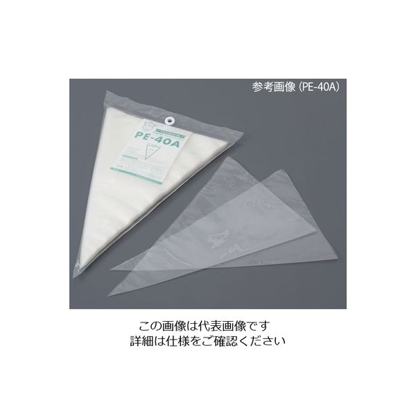 せき製袋 PEプレミアム絞り袋Aタイプ 50枚入 PE-45A 1セット(50枚) 63-5722-27（直送品）