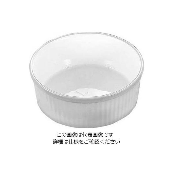 アズワン バウシャ スフレ(ストライプ)607ー23 ホワイト 63-7111-03 1個（直送品）