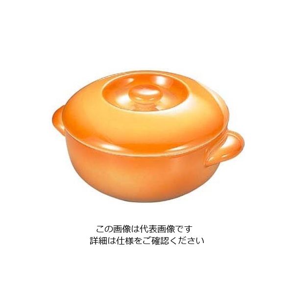 アズワン バウシャ 丸 キャセロール 蓋付 851ー75 カラー 63-7111-18 1個（直送品）