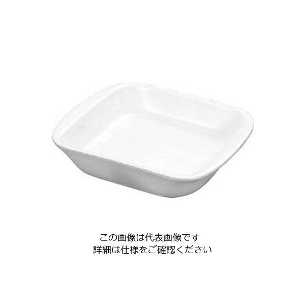 アズワン バウシャ 正角型 オードブル皿 5978 ホワイト 63-7111-23 1個（直送品）