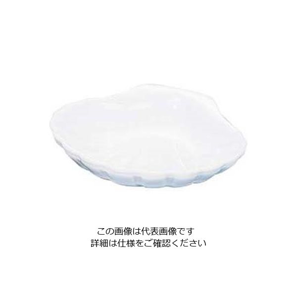 アズワン バウシャ スカロップシェル 629ー15 ホワイト 63-7111-28 1個（直送品）