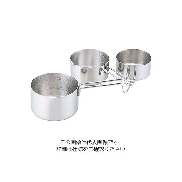佐藤金属興業 デイリー 計量カップ 3pcs 63-7121-21 1個(3個)（直送品）
