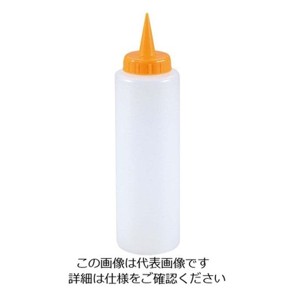 江部松商事 カラーキャップディスペンサー　４００ｍＬ　オレンジ 63-7122-97 1個