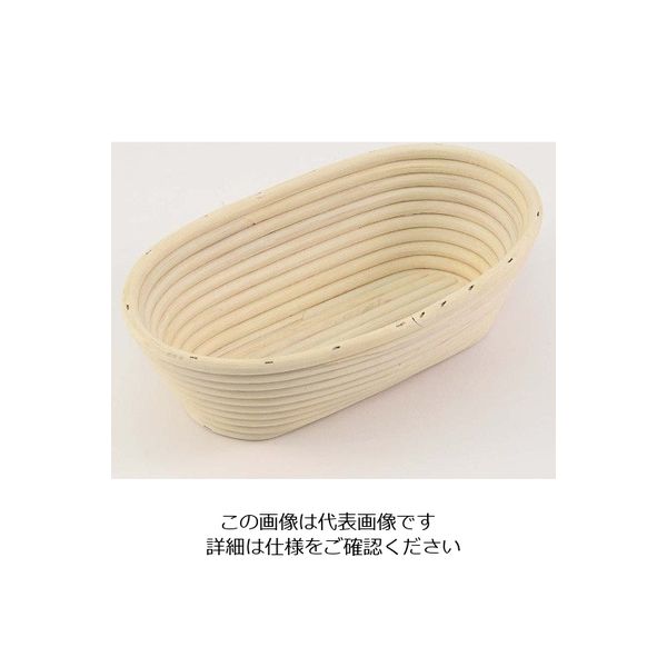 江部松商事 籐製 発酵ねかしカゴ オーバル型 VCー7ーL 内寸230×150 63-7149-13 1個（直送品）