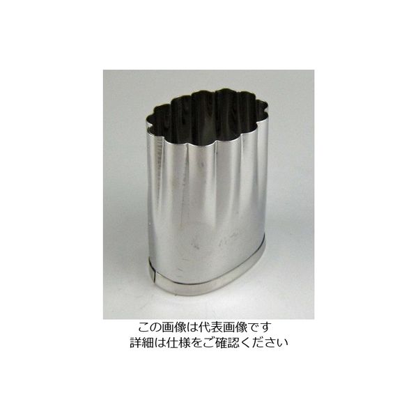 江部松商事 EBM 18ー0ステンレス パテ抜 小判菊 #3 63-7146-75 1個（直送品）