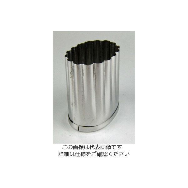 江部松商事 EBM 18ー0ステンレス パテ抜 小判菊 #4 63-7146-76 1個（直送品）