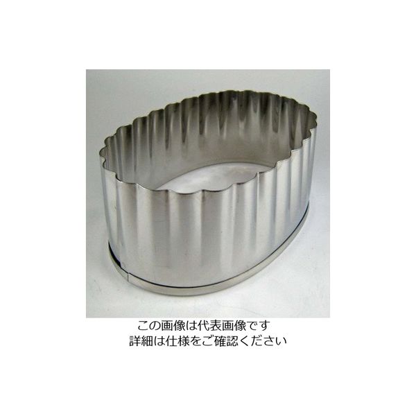 江部松商事 EBM 18ー0ステンレス パテ抜 小判菊 #11 63-7146-80 1個（直送品）