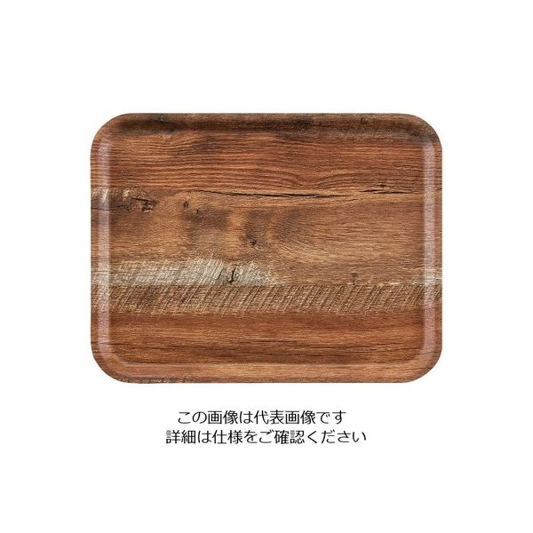 江部松商事 ヴィンテージウッド調トレー 艶消しノンスリップ MA3343E87 ブラウンオーク 63-7152-29 1個（直送品）
