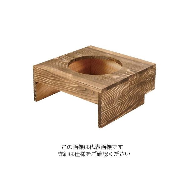 江部松商事 アルミ 電磁釜用3升釜用 焼杉ハカマ 63-7155-84 1個（直送品）