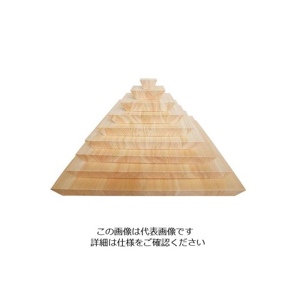 アズワン ヒノキ スクエアプレート フラットタイプ 100 1個 63-7156-14（直送品）