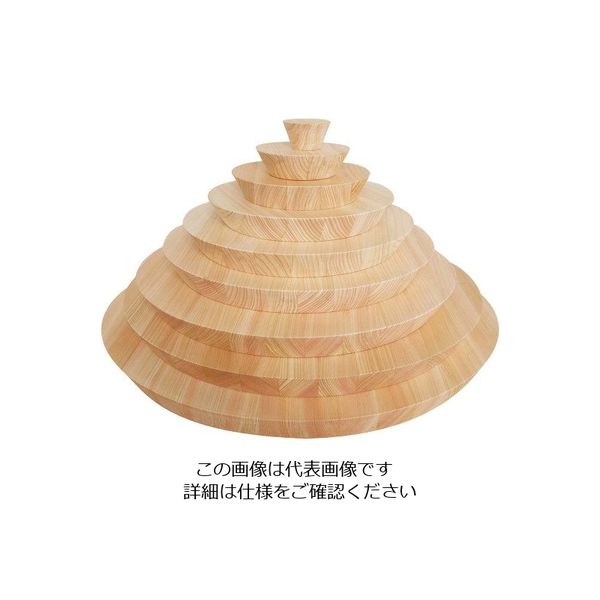 アズワン ヒノキ ラウンドプレート フラットタイプ 150 1個 63-7156-33（直送品）