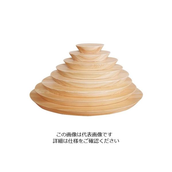 アズワン ヒノキ オーバルプレート フラットタイプ 110 1個 63-7156-65（直送品）