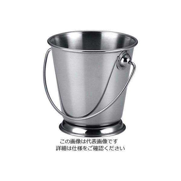 江部松商事 KM ミニ ステンレス バケツ 9cm BKT969(つる付) 63-7157-41 1個（直送品）