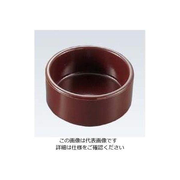 江部松商事 ジェスナーラメキン ストレートサイド(メラミン)0374 ブラウン 4oz 63-7157-98 1個（直送品）