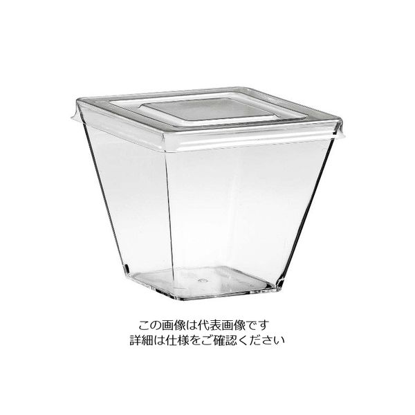 SOLIA ソリア カーブエッジカップ 155mL(蓋付)(100入)PS58012 63-7158-20 1個(100個)（直送品）