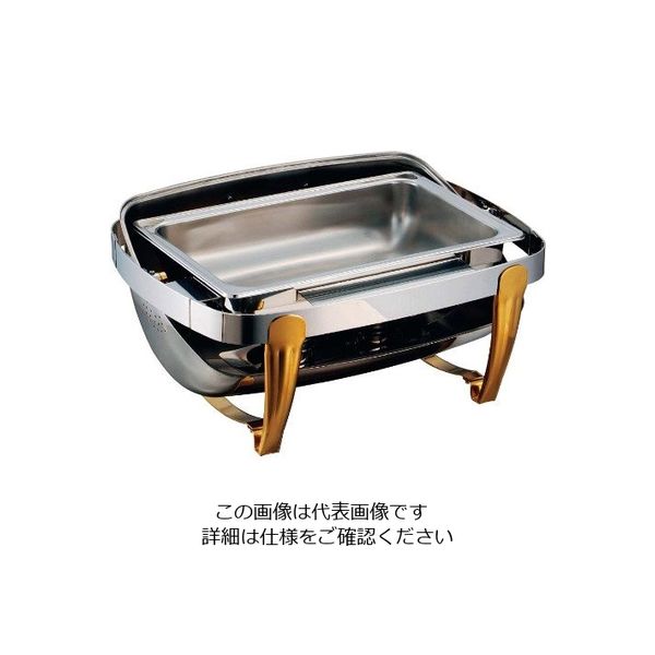 アズワン SX ロールトップチェーファー 角型 無段階開閉式