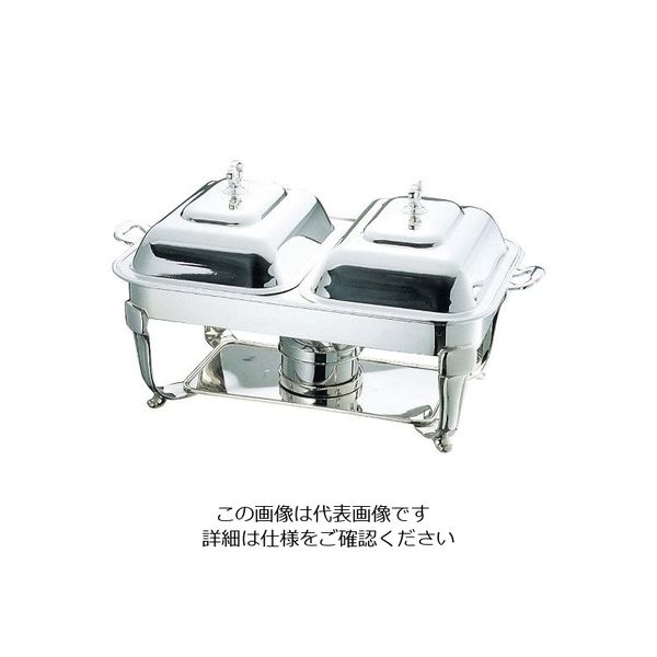 三宝産業 UK 18ー8 バロン 角チューフィングディッシュ 22吋/W 63-7161-05 1個（直送品）