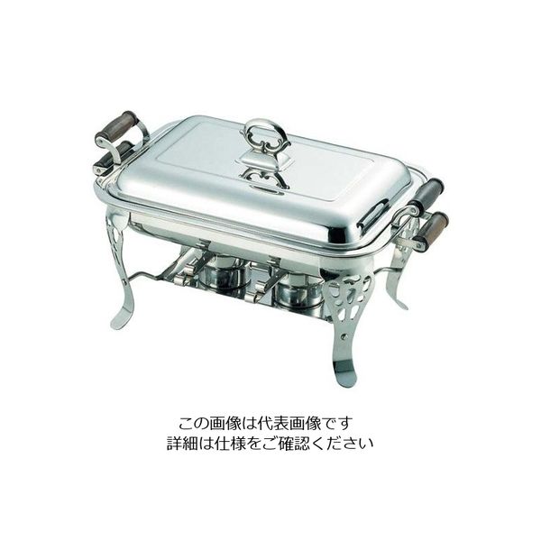 江部松商事 SW 18ー8 木柄 角チューフィングディッシュ シングル用中鍋 16インチ 63-7162-29 1個（直送品）