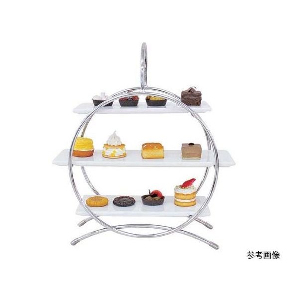 アズワン アフターヌーンティースタンド PA40328S 63-7165-20 1個（直送品）