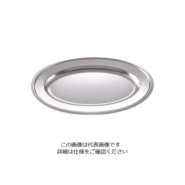 江部松商事 18ー0 並 小判皿 10インチ 63-7166-59 1個（直送品）