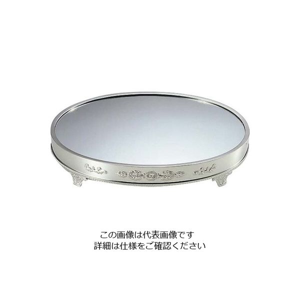 三宝産業 UK 18ー8 小判 ミラープレート(アクリル)足付 18インチ 63-7168-48 1個（直送品）