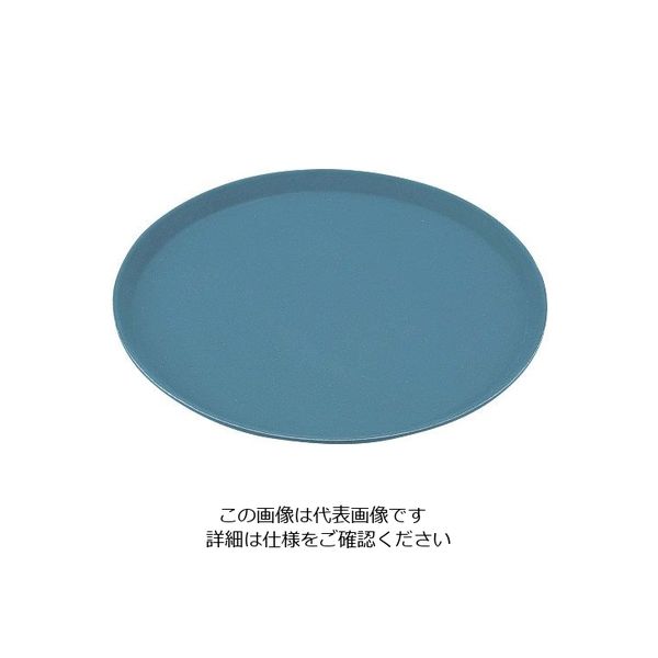 アズワン キャンブロ ノンスリップトレー丸 1200CT(401)スレートブルー 63-7172-56 1個（直送品）