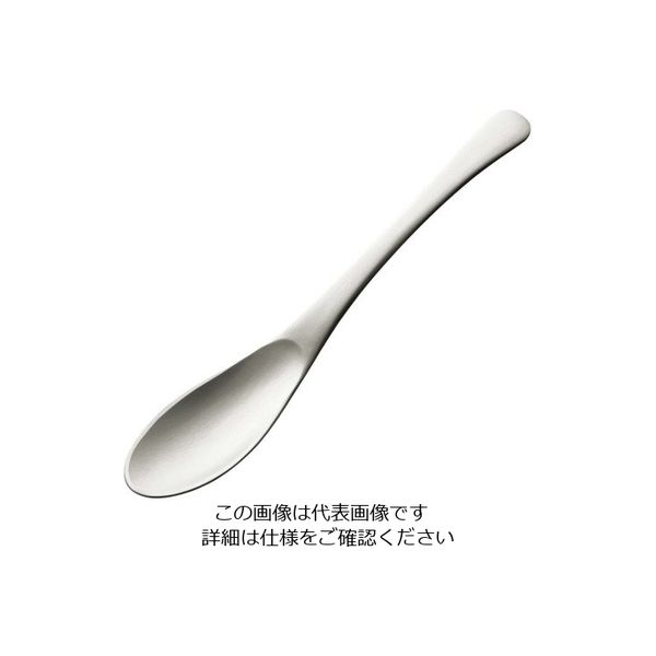 アズワン アルミ デザートスプーン アルマイト シルバー加工（1個箱） 1個 63-7181-02（直送品）