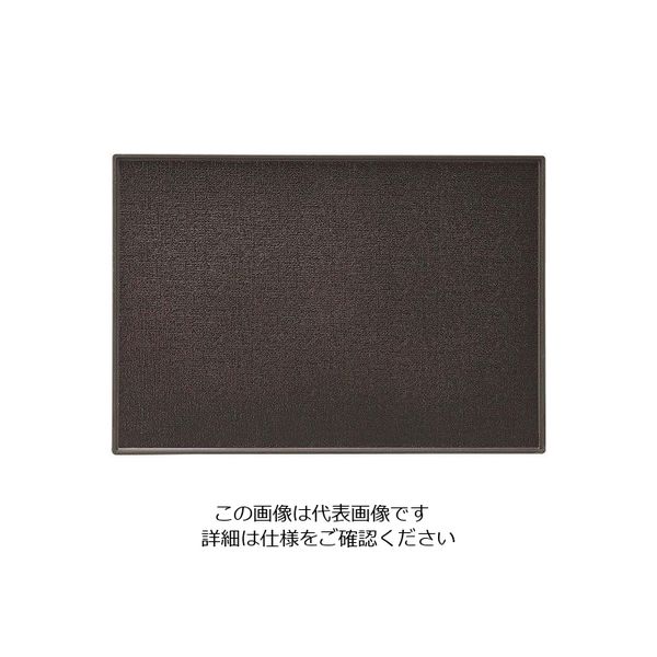 アズワン PP 長角盆 415×290 黒 ノンスリップ M44ー375 63-7173-64 1個（直送品）