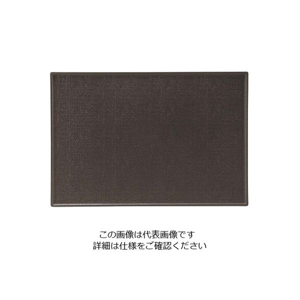 マイン PP 長角盆 390×265 黒 ノンスリップ M44ー374 63-7173-63 1個（直送品）