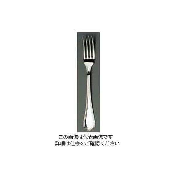 江部松商事 EBM 18ー8 シェルブール(銀メッキ付)テーブルフォーク 63-7177-62 1個（直送品）