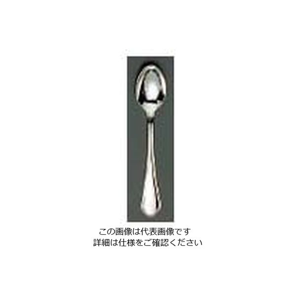 江部松商事 EBM 18ー8 シェルブール(銀メッキ付)コーヒースプーン 63-7177-71 1個（直送品）
