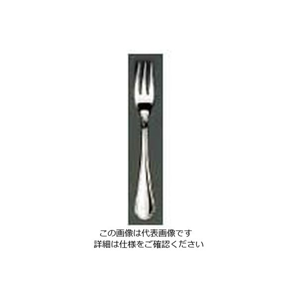 江部松商事 EBM 18ー8 シェルブール(銀メッキ付)ヒメフォーク 63-7177-73 1個（直送品）