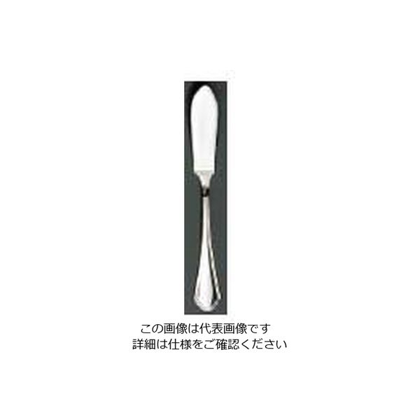 江部松商事 EBM 18ー8 シェルブール(銀メッキ付)バターナイフ 63-7177-74 1個（直送品）