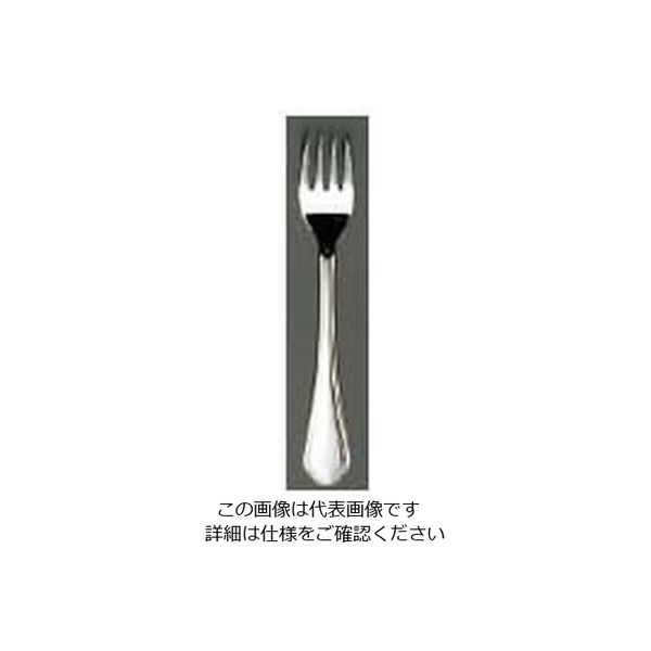 江部松商事 EBM 18ー8 シェルブール(銀メッキ付)サラダフォーク 63-7177-87 1個（直送品）