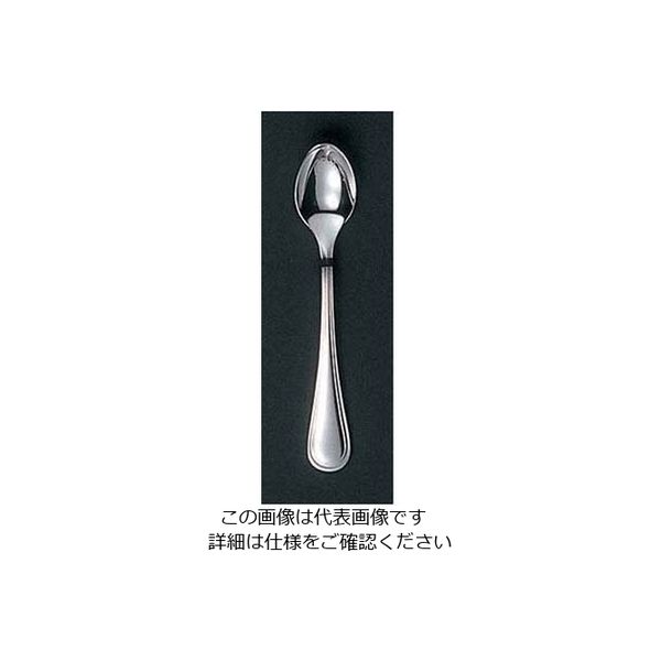 江部松商事 EBM 18ー8 セシリア(銀メッキ付)デミタススプーン 63-7178-62 1個（直送品）
