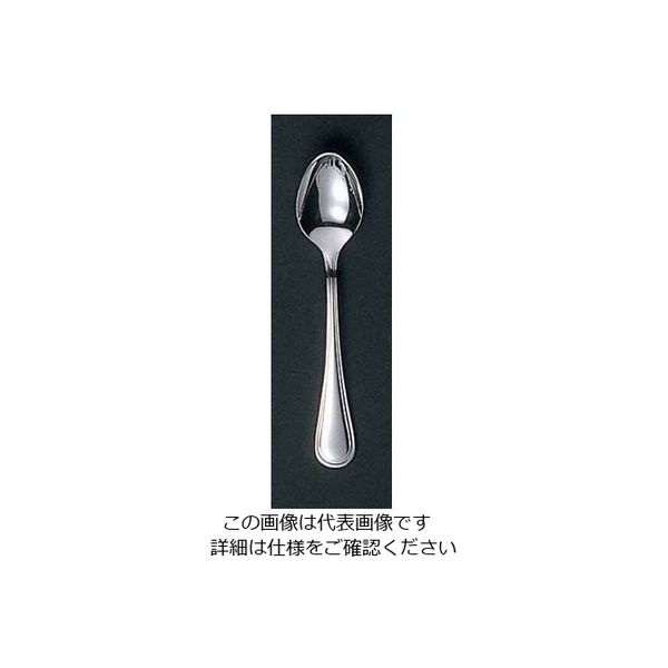 江部松商事 EBM 18ー8 セシリア(銀メッキ付)コーヒースプーン 63-7178-61 1個（直送品）