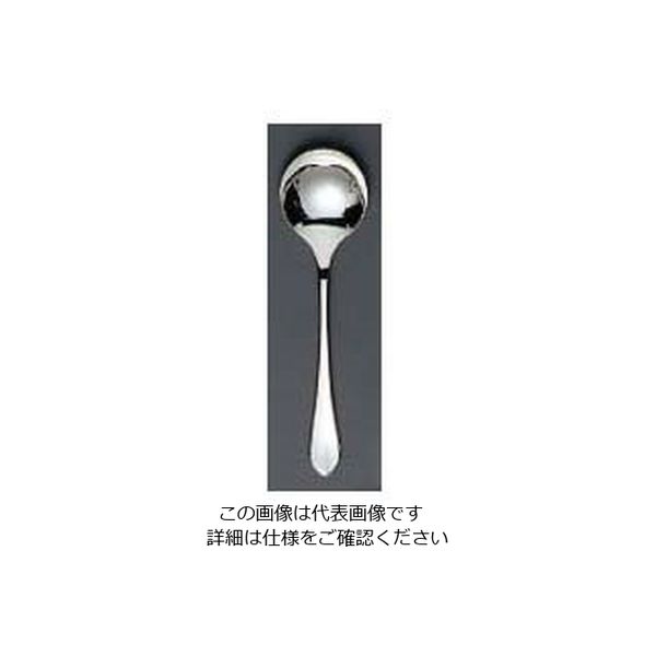 江部松商事 EBM 18ー8 リモージュ(銀メッキ付)デザートスープスプーン 63-7179-07 1個（直送品）