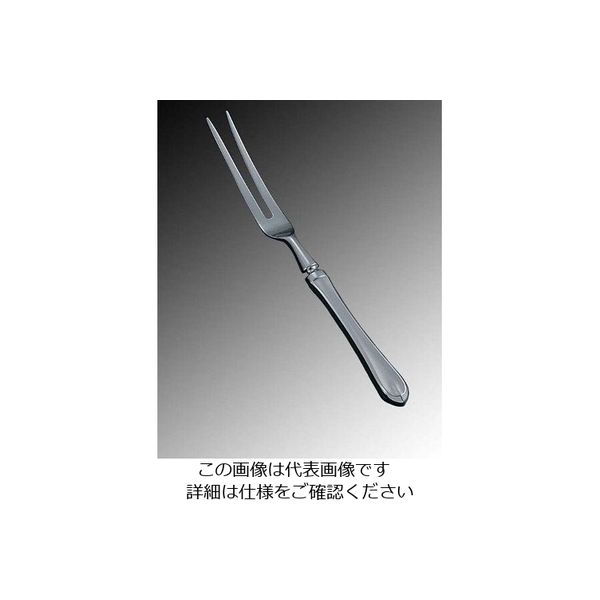 江部松商事 EBM 18ー8 リモージュ(銀メッキ付)カービングフォーク(H・H) 63-7179-36 1個（直送品）