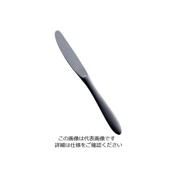 アズワン ステン シーク 黒酸化発色 デザートナイフ(共柄)鋸刃 63-7180-19 1個（直送品）