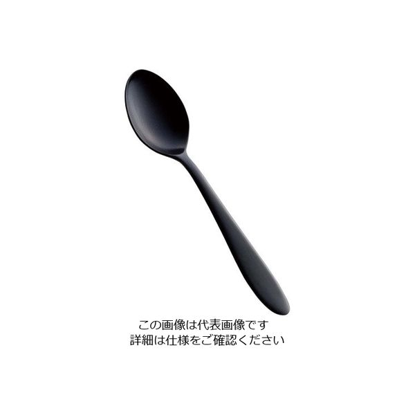 アズワン ステン シーク 黒酸化発色 コーヒースプーン 63-7180-23 1個（直送品）
