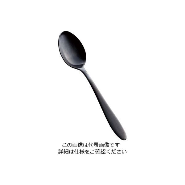 アズワン ステン シーク 黒酸化発色 ティースプーン 63-7180-22 1個（直送品）