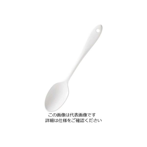 ワダコーポレーション ホーローカトラリー ナポリ(ホワイト)コーヒースプーン 63-7180-31 1個（直送品）